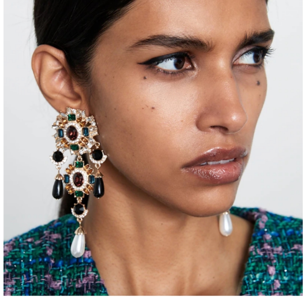 Vintage Style Chandelier Earrings